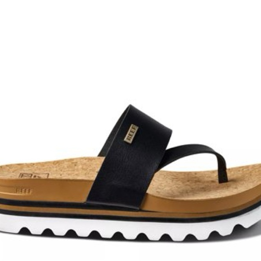 Reef Cushion Sol Hi Wedge Sandal NWOT